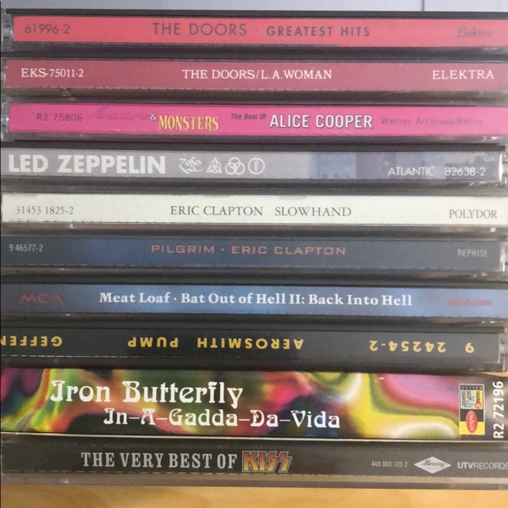 Iconic Artists & Classic Rock Music CDs